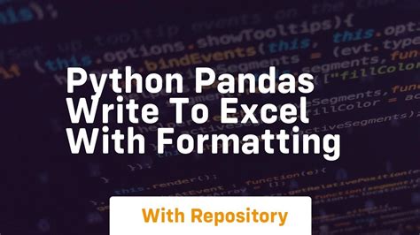 pandas write to excel|More.